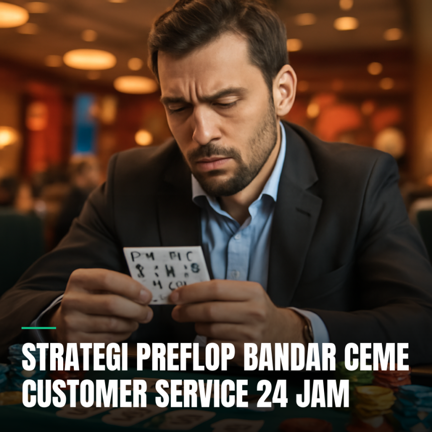 strategi preflop bandar ceme