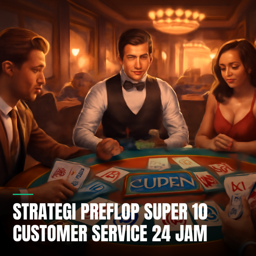 strategi preflop super 10 dengan customer service